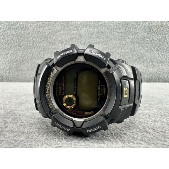 Casio Accessories - CASIO G-SHOCK G-2300 - Vintage Tough Solar 2184 Data Memory World Time Watch GP